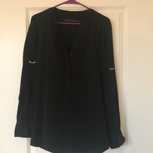 Ivanka trump polyester black shirt